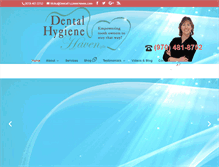 Tablet Screenshot of dentalhygienehaven.com